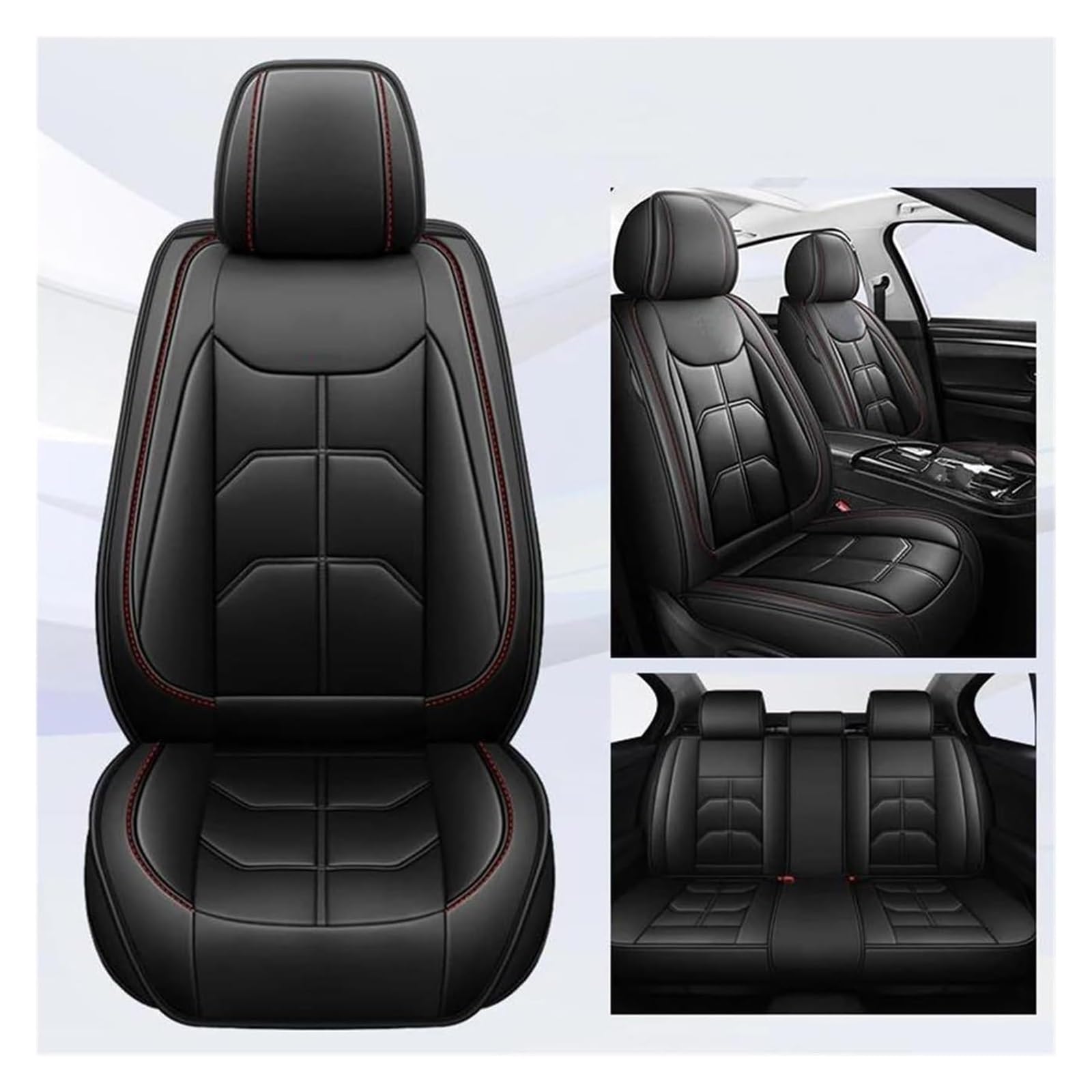 VKVZGPRARW Auto Sitzbezug Für B&MW E46 E90 3er E21 E30 E36 E91 E92 E93 F30 F31 F34 F35 G20 Autositzbezüge Komplettset Zubehör Innenausstattung(1) von VKVZGPRARW