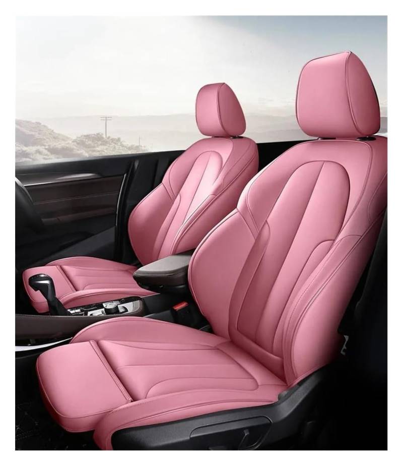 VKVZGPRARW Auto Sitzbezug Für B&MW Für 3er 316i 318i 320i 325i 323i E46 E92 F30 F80 F34 E90 Autositzschoner Autositzbezug Autositzbezüge(Rosa) von VKVZGPRARW