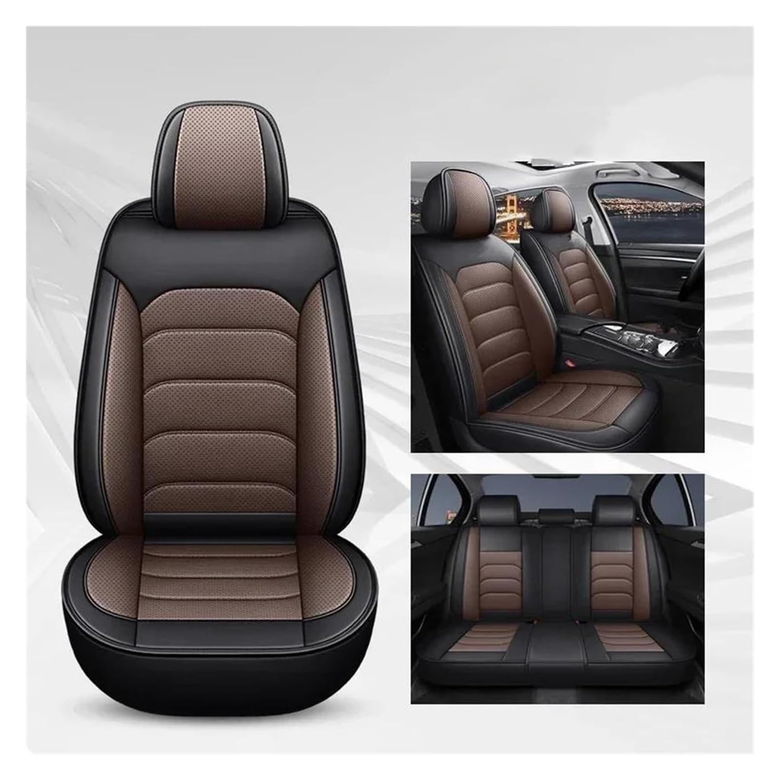 VKVZGPRARW Auto Sitzbezug Für B&MW G30 X3 X1 X4 X5 X6 Z4 E60 E84 E83 E70 F30 F10 F11 F25 F15 F34 E46 E90 E53 G30 E34 X Autositzbezüge Innenzubehör(4) von VKVZGPRARW