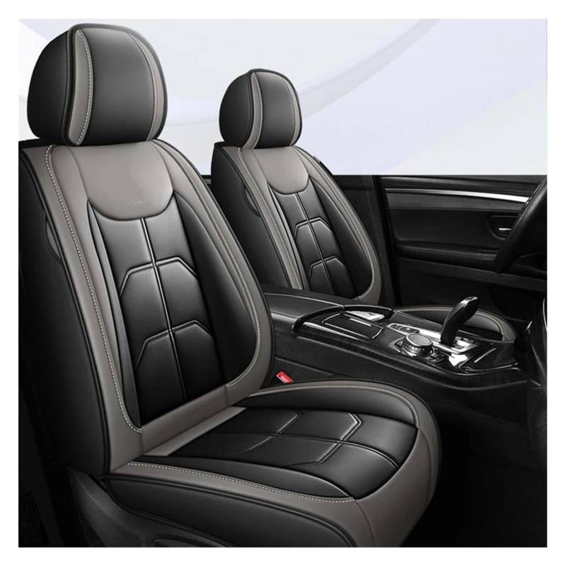 VKVZGPRARW Auto Sitzbezug Für B&mw Für F10 5er F11 G30 G31 E39 E60 E61 F07 F18 G38 Autositzschoner Autositzbezug Autositzbezüge Universal(Black Grey) von VKVZGPRARW