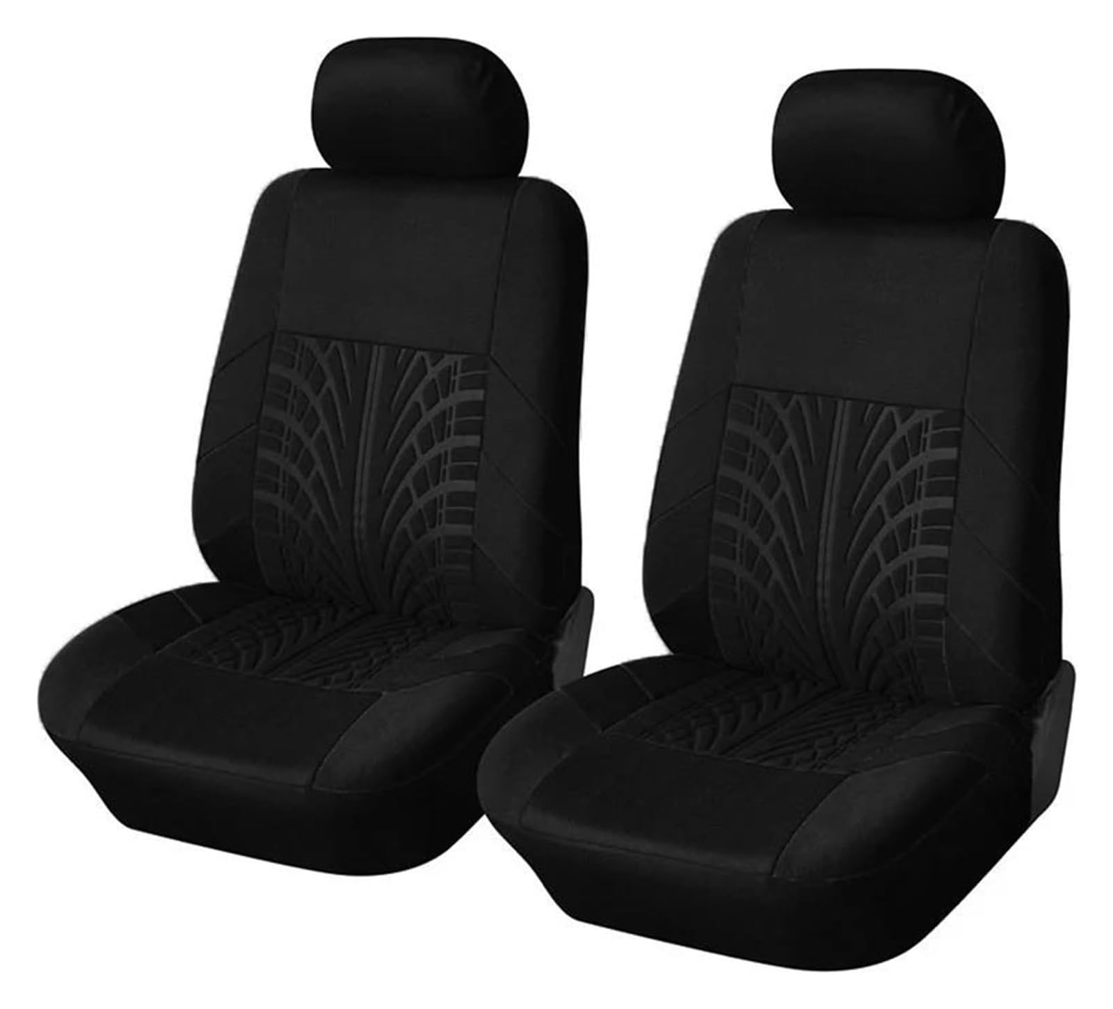 VKVZGPRARW Auto Sitzbezug Für C4 Autositzschutz Autositzbezug Stickerei Autositzbezüge Set Auto Organizer Universal(Black Front) von VKVZGPRARW