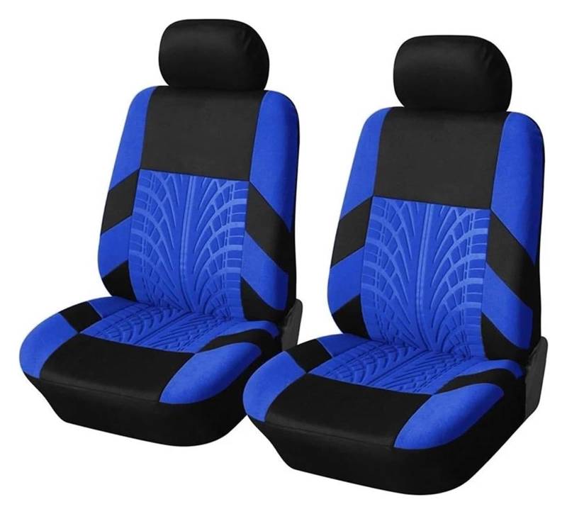 VKVZGPRARW Auto Sitzbezug Für C4 Autositzschutz Autositzbezug Stickerei Autositzbezüge Set Auto Organizer Universal(Blue Front) von VKVZGPRARW