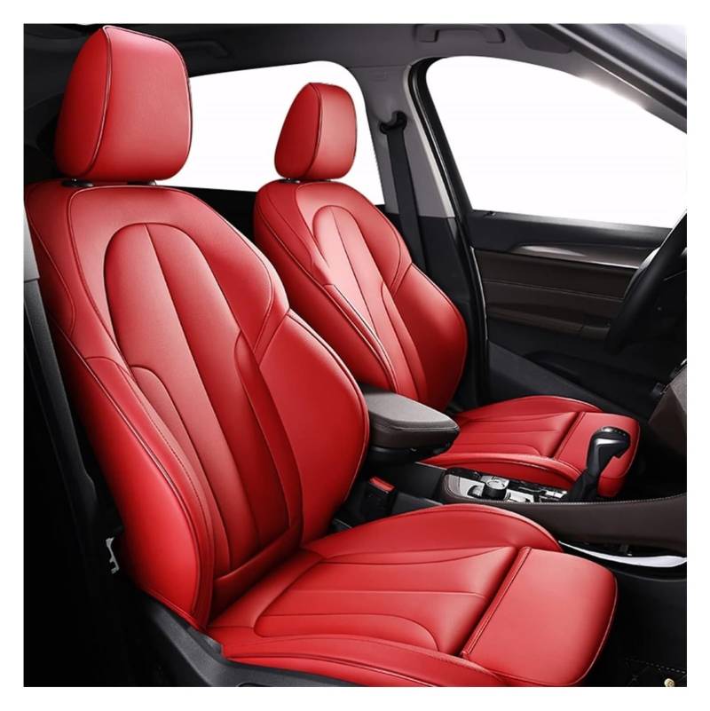 VKVZGPRARW Auto Sitzbezug Für E90 X5 E53 E91 X6 E71 F10 E34 F15 G30 X6 E71 Z4 E85 E84 E83 F15 Autositzkissenbezug Schutz Auto Custom Set Sitzbezug(rot) von VKVZGPRARW