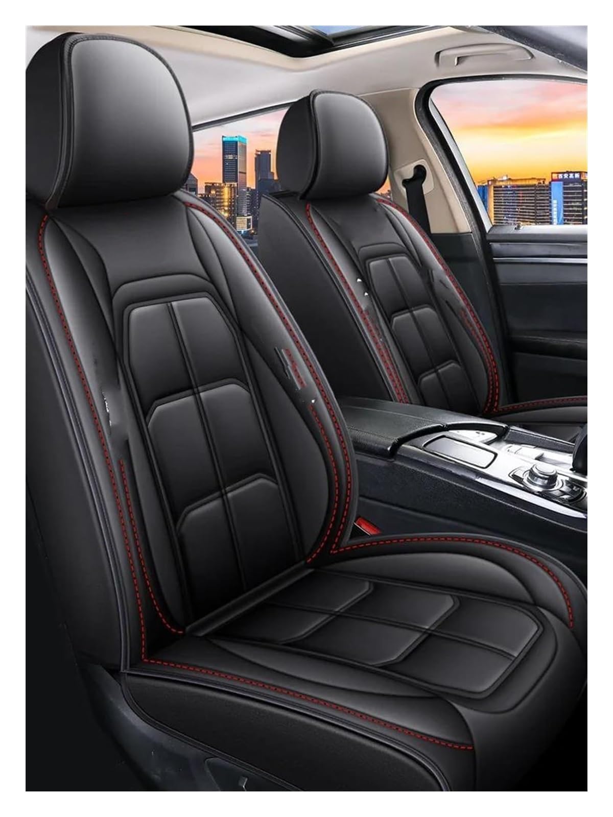 VKVZGPRARW Auto Sitzbezug Für Ecosport Für Escape Für Excursion Für Fiesta Autositzbezüge Autositzbezüge Autositzbezug Für Alle Automodelle(Schwarz) von VKVZGPRARW