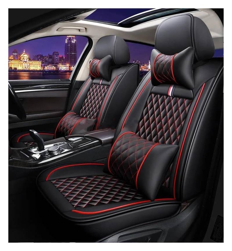 VKVZGPRARW Auto Sitzbezug Für Fiesta Für Fusion Für Mondeo Für Taurus Für Mustang Für Territory Für Kuga Für Expedition Innen Auto Sitz Abdeckung(Luxury Black) von VKVZGPRARW