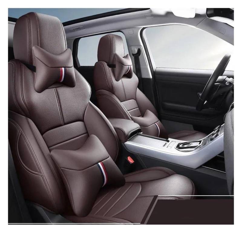 VKVZGPRARW Auto Sitzbezug Für Grand Cherokee Für Commander Für Wrangler JK Für Renegade Für Cherokee Für Patriot Für Kompass Auto Sitzbezug(Coffee Lux) von VKVZGPRARW