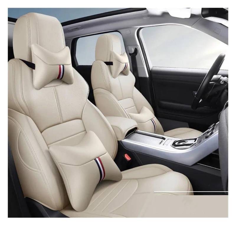 VKVZGPRARW Auto Sitzbezug Für Grand Cherokee Für Commander Für Wrangler JK Für Renegade Für Cherokee Für Patriot Für Kompass Auto Sitzbezug(Rice Lux) von VKVZGPRARW