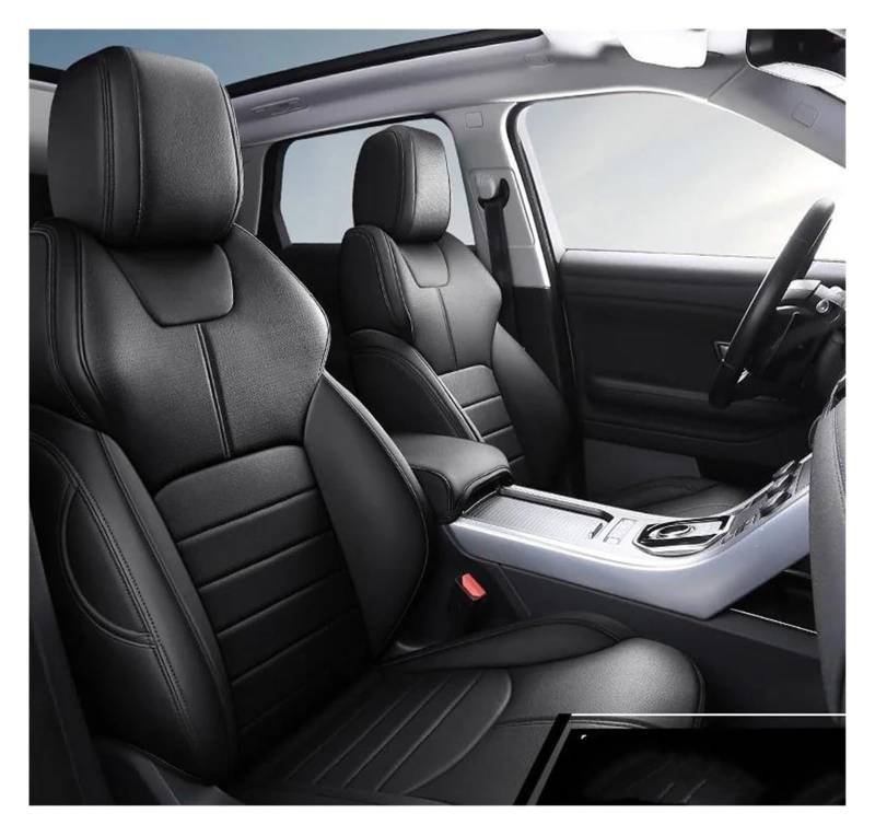 VKVZGPRARW Auto Sitzbezug Für Grand Cherokee Für Commander Für Wrangler JK Für Renegade Für Cherokee Für Patriot Für Kompass Auto Sitzbezug(Schwarz) von VKVZGPRARW