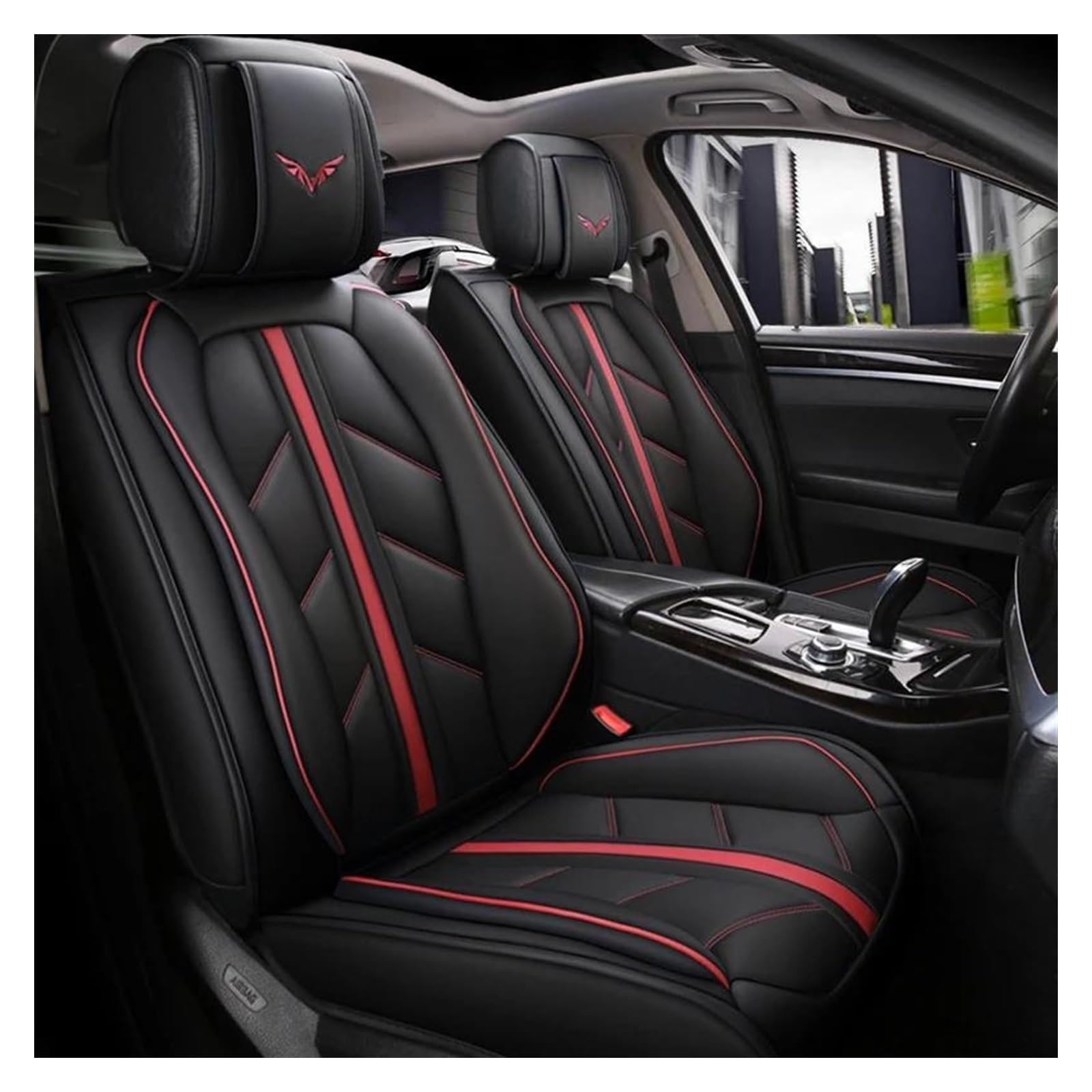 VKVZGPRARW Auto Sitzbezug Für M&EGANE 2 3 Für Fluence Für Scenic Für Clio Für Captur Für Kadjar Für Logan 2 Für Duster Auto Sitzbezüge Leder(Style 6) von VKVZGPRARW