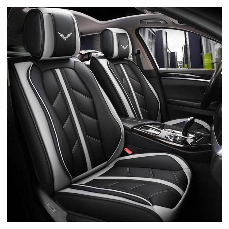 VKVZGPRARW Auto Sitzbezug Für M&EGANE 2 3 Für Fluence Für Scenic Für Clio Für Captur Für Kadjar Für Logan 2 Für Duster Auto Sitzbezüge Leder(Style 7) von VKVZGPRARW