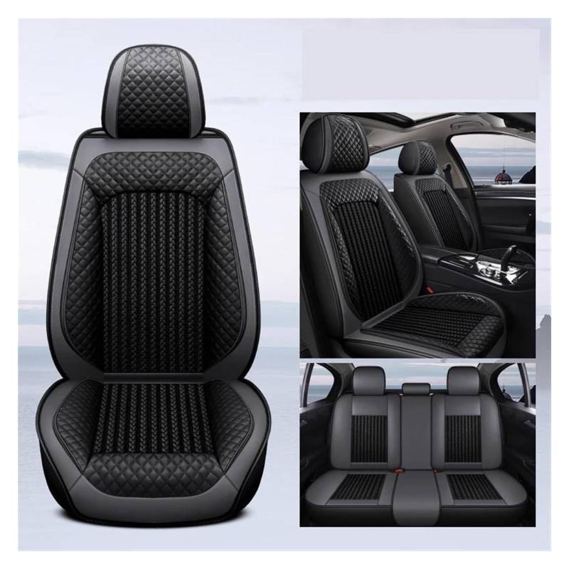 VKVZGPRARW Auto Sitzbezug Für M&ITSUBISHI Für Lancer Für M&EGANE 3 4 Für Sonic Für Hyundai Für Veloster Für Haval F7 Auto Sitzbezüge(Red-Brown-Panel) von VKVZGPRARW