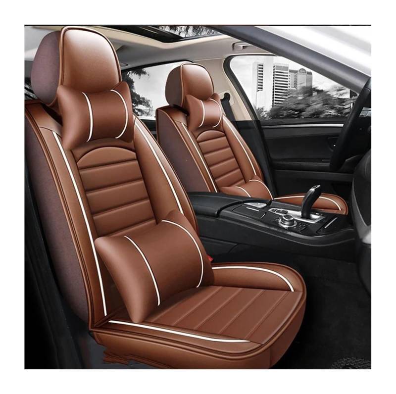 VKVZGPRARW Auto Sitzbezug Für M&ITSUBISHI Für Outlander Für ASX Für Eclipse Für Cross Für Lancer Autositzbezüge Autositzbezug Autositzbezüge(Luxury Coffee) von VKVZGPRARW