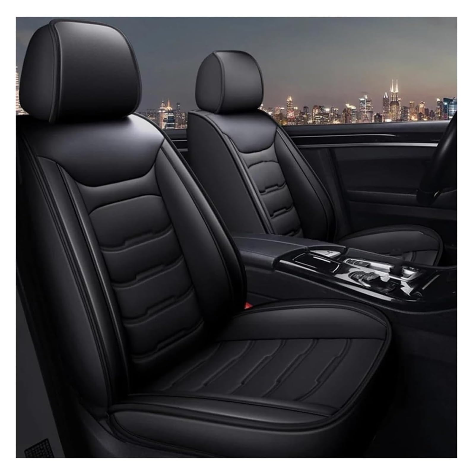 VKVZGPRARW Auto Sitzbezug Für M&ercedes C-KLASSE C180 C200 C230 C240 ​​C250 C280 C300 CL200 CL500 CL550 Für CLA Autozubehör Autositzbezüge(8) von VKVZGPRARW