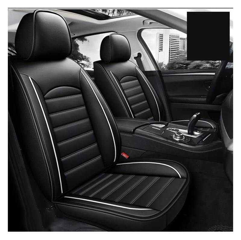 VKVZGPRARW Auto Sitzbezug Für M&ercedes Für B&ENZ Für W205 Für C-Klasse W202 W203 W204 A205 C204 C205 S202 S203 S204 S205 Autositzschoner Autositzbezug(Black White) von VKVZGPRARW