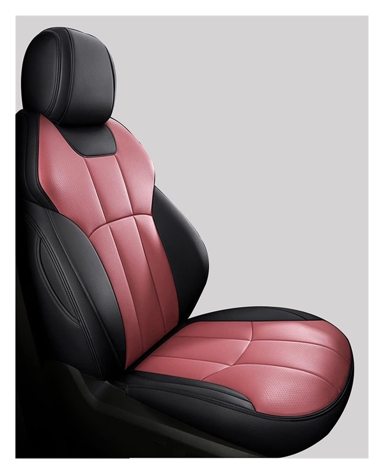 VKVZGPRARW Auto Sitzbezug Für Mokka Für Meriva A Für Astra J Für Vivaro Custom Set Autositzbezüge Sitz Auto Ensemble Kissen Schutzhülle(Black Pink,Standard Edition) von VKVZGPRARW