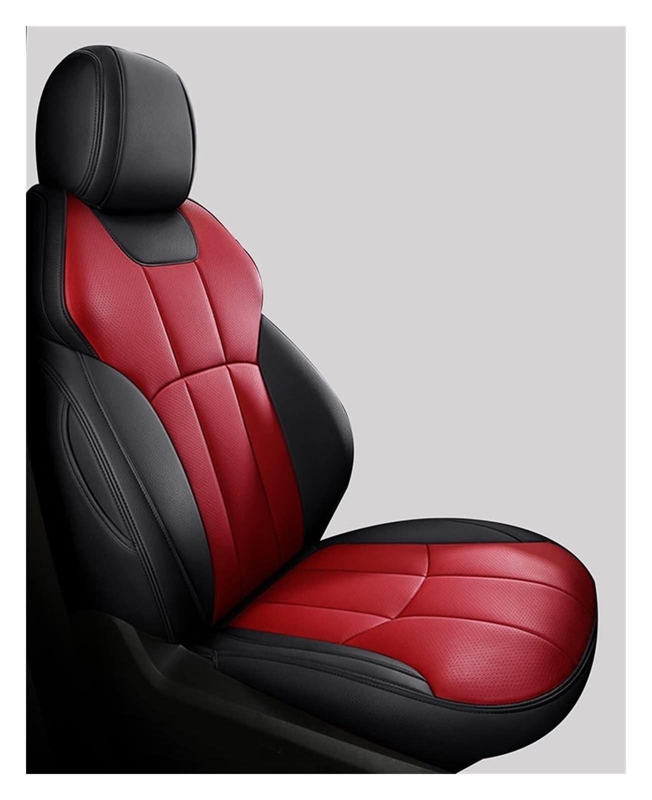 VKVZGPRARW Auto Sitzbezug Für Mokka Für Meriva A Für Astra J Für Vivaro Custom Set Autositzbezüge Sitz Auto Ensemble Kissen Schutzhülle(Black Red,Standard Edition) von VKVZGPRARW