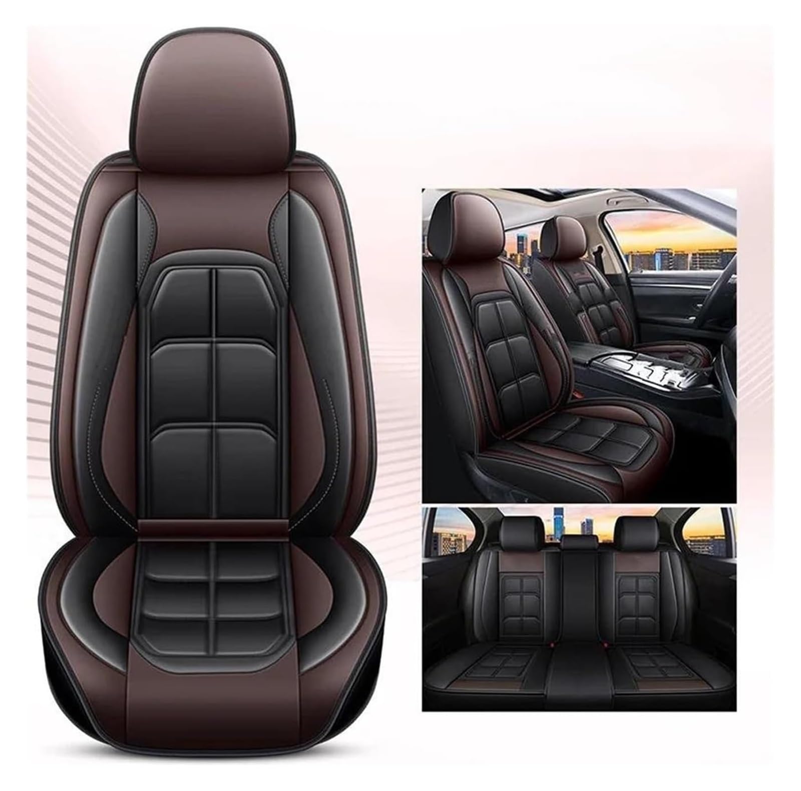VKVZGPRARW Auto Sitzbezug Für Octavia Für Schnelle Für Superb Für Fabia Für Kodiaq Für Yeti Für Karoq Für Kamiq Zubehör Auto Sitz Abdeckung(6) von VKVZGPRARW