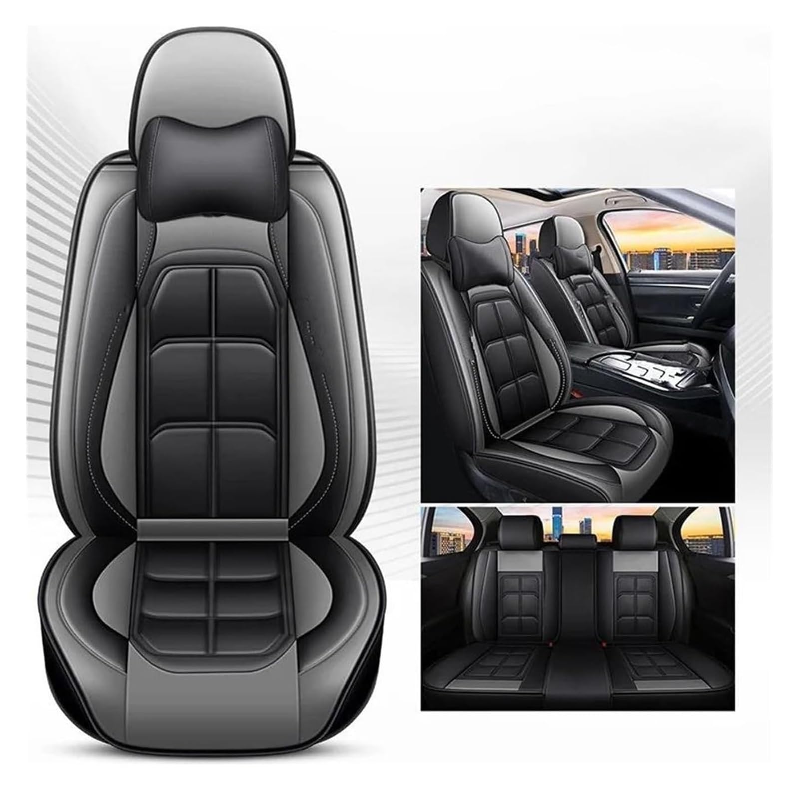 VKVZGPRARW Auto Sitzbezug Für Octavia Für Schnelle Für Superb Für Fabia Für Kodiaq Für Yeti Für Karoq Für Kamiq Zubehör Auto Sitz Abdeckung(7) von VKVZGPRARW