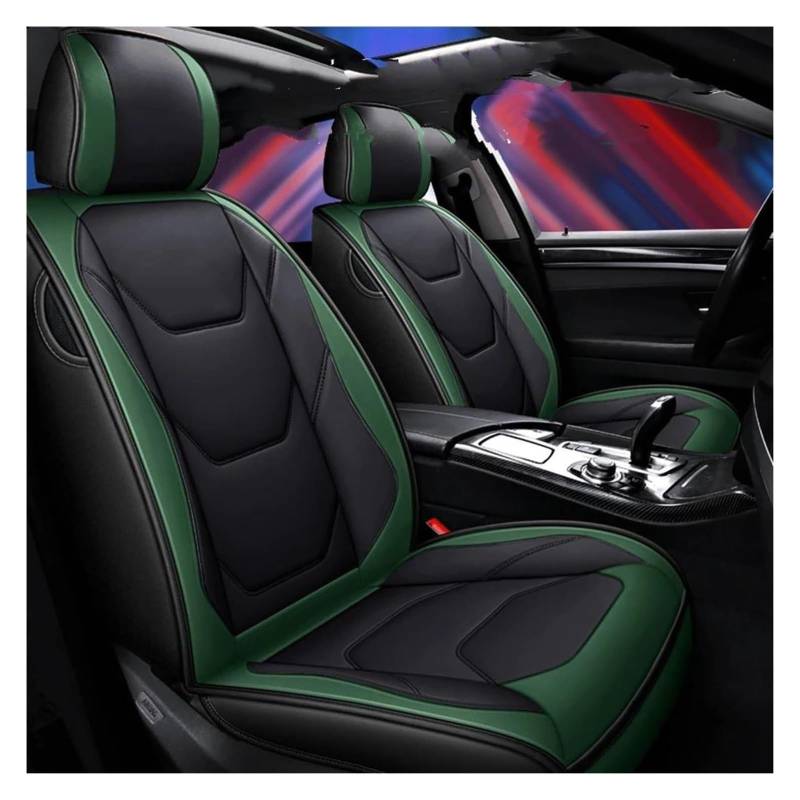 VKVZGPRARW Auto Sitzbezug Für Sonic Für Spark Für Equinox Für Malibu Autositzbezüge Autositzbezug Autositzbezüge Leder(Grün) von VKVZGPRARW