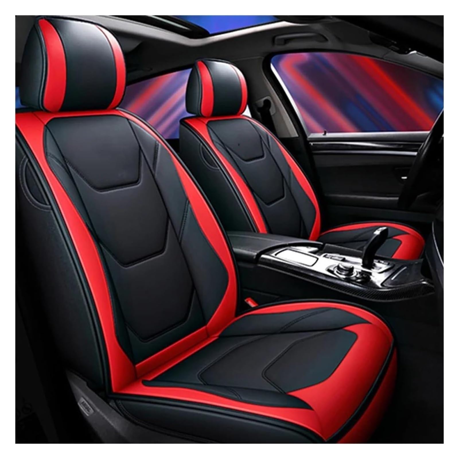 VKVZGPRARW Auto Sitzbezug Für Sonic Für Spark Für Equinox Für Malibu Autositzbezüge Autositzbezug Autositzbezüge Leder(Wine Red) von VKVZGPRARW