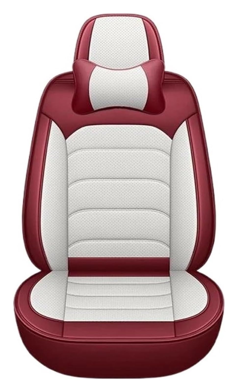 VKVZGPRARW Auto Sitzbezug Für T&oyota Alle Modelle Für Land Cruiser Für Prado Für Yaris Für Venza Für Prius Autositzbezüge Autositzbezüge(White Pillow) von VKVZGPRARW