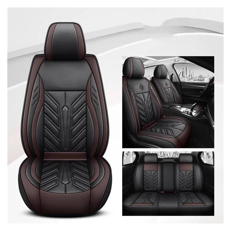 VKVZGPRARW Auto Sitzbezug Für T&oyota Alle Modelle Für Land Für Cruiser Für Prado Für Yaris Für Venza Für Prius Für Camry Für Corolla Auto Sitzbezüge(Coffee) von VKVZGPRARW