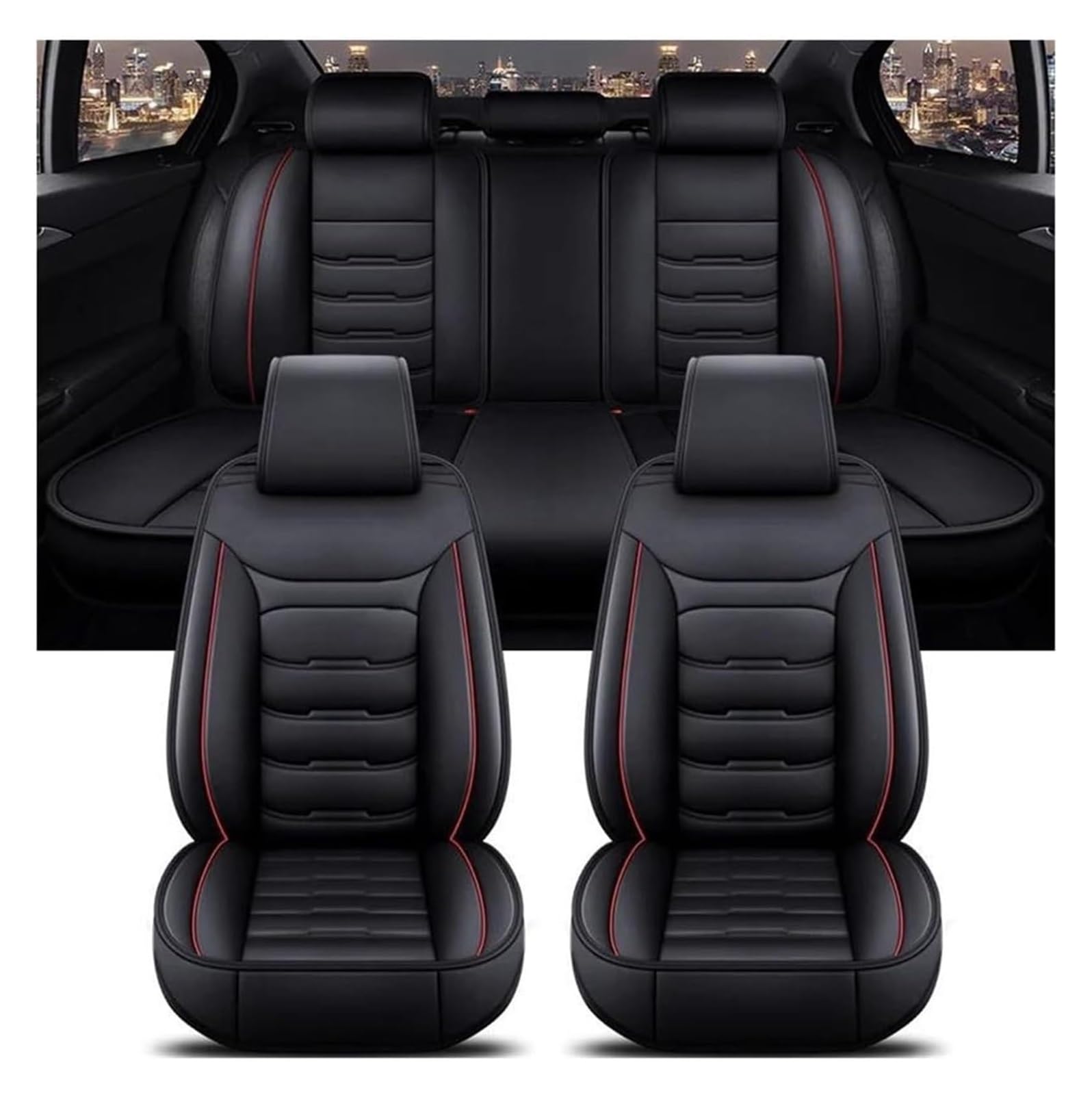 VKVZGPRARW Auto Sitzbezug Für T&oyota Für Corolla Für Yaris Für Prius Für Vios Für Kluger Für Sequoia Für Rush Für Avalon Für Avanza Zubehör Auto Sitz Abdeckung(7) von VKVZGPRARW