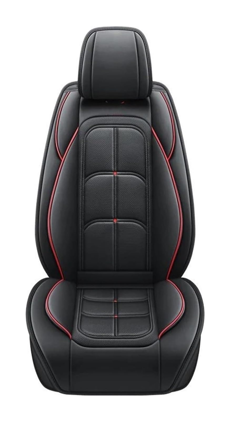 VKVZGPRARW Auto Sitzbezug Für T&oyota Für Harrier Für FJ Für Cruiser Für Mark X Für Premio Autositzbezüge Autositzbezug Autositzbezüge Universal(Black Red 4pcs) von VKVZGPRARW