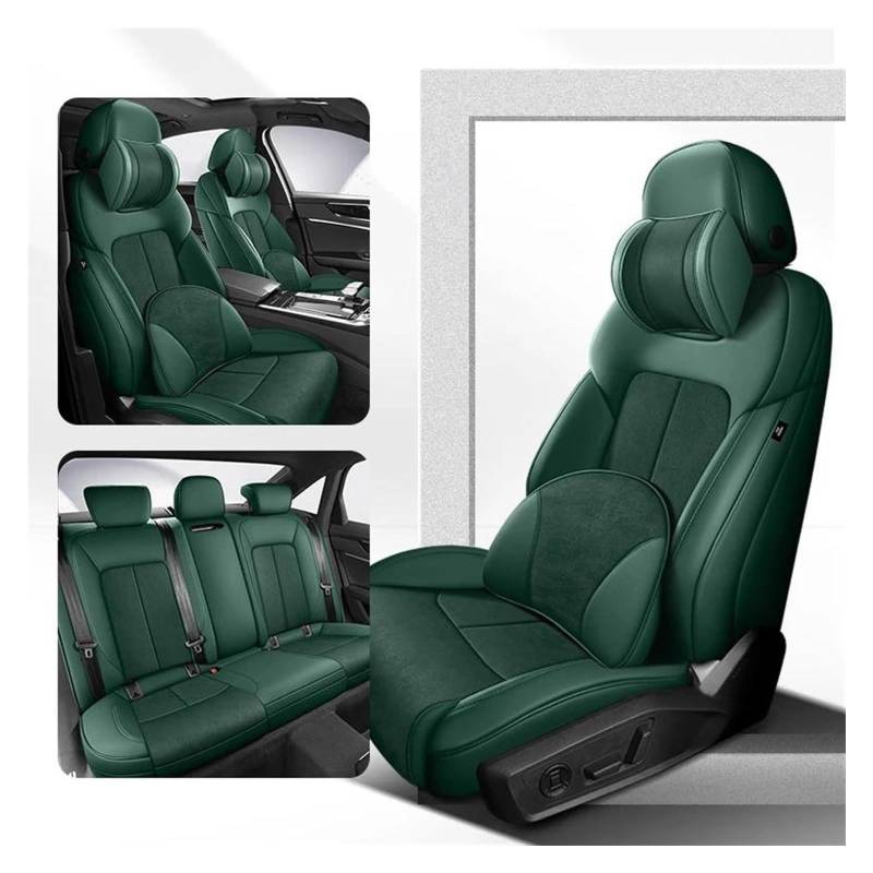 VKVZGPRARW Auto Sitzbezug Für VW Für G&olf 4 5 7 8 Für G&olf GTI Auto Innenschutz Autositzbezüge Benutzerdefinierte Leder All Inclusive Autositzbezug(Color 12) von VKVZGPRARW