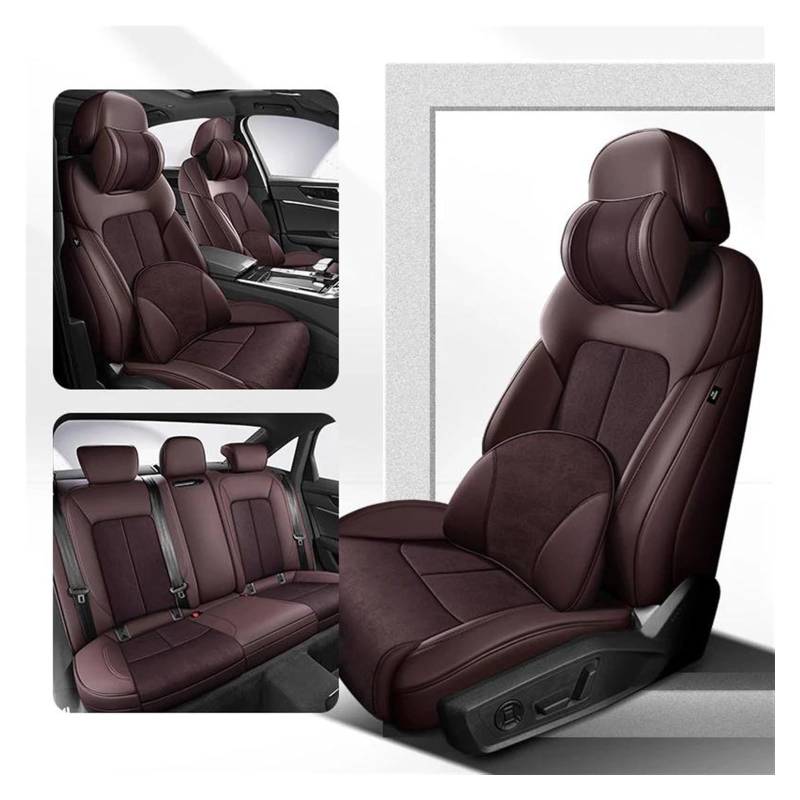 VKVZGPRARW Auto Sitzbezug Für VW Für G&olf 4 5 7 8 Für G&olf GTI Auto Innenschutz Autositzbezüge Benutzerdefinierte Leder All Inclusive Autositzbezug(Color 14) von VKVZGPRARW