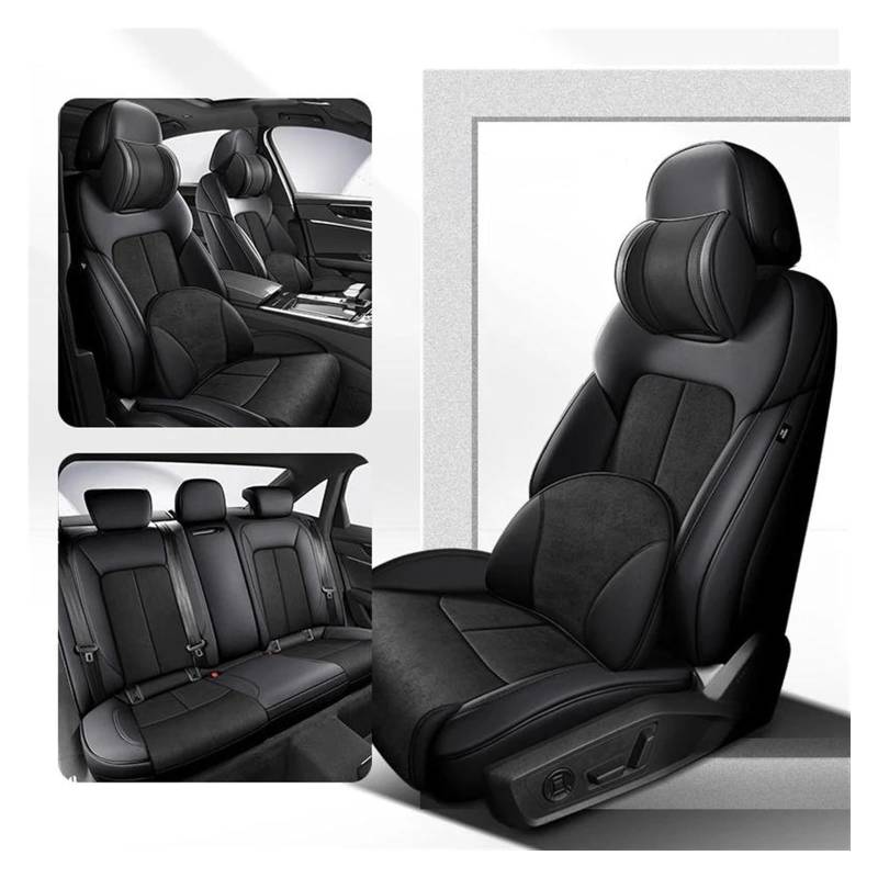 VKVZGPRARW Auto Sitzbezug Für VW Für G&olf 4 5 7 8 Für G&olf GTI Auto Innenschutz Autositzbezüge Benutzerdefinierte Leder All Inclusive Autositzbezug(Color 9) von VKVZGPRARW