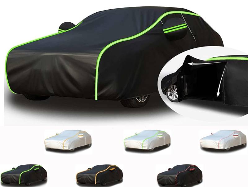 Autoabdeckung für rolfhartge XchangE Etos Senso wasserdichte Autoabdeckung Allwetter-Hagelschutz Outdoor-Vollgarage(A,Senso) von VLLTWLPOV