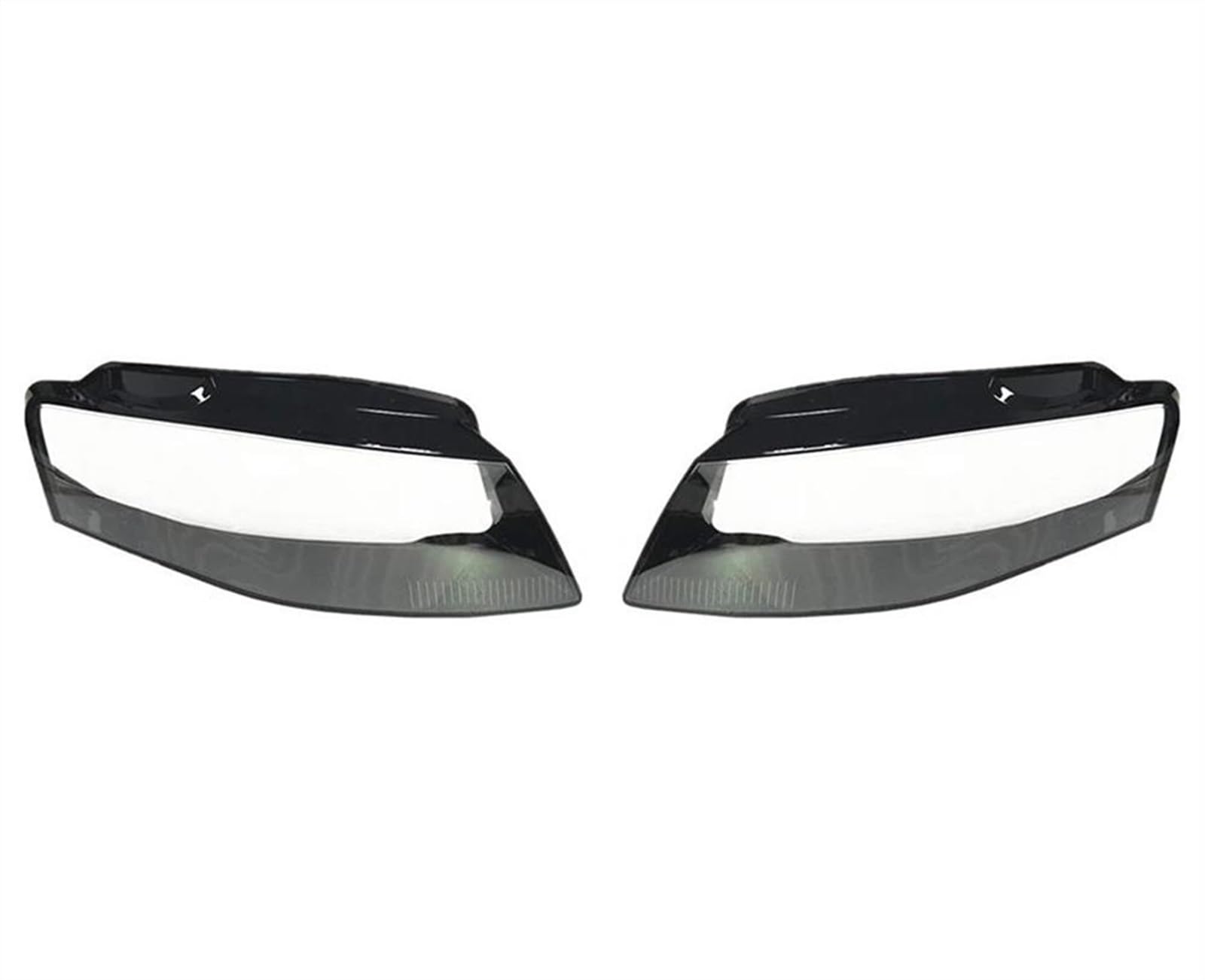 Kompatibel Mit A4 A4L B8 2009 2010 2011 2012 Auto-Frontscheinwerferglas-Scheinwerfer, Transparenter Lampenschirm, Lampengehäuse, Scheinwerferabdeckung, Linsenkappen Scheinwerferglas Cover(Pair) von TVGFBHBD