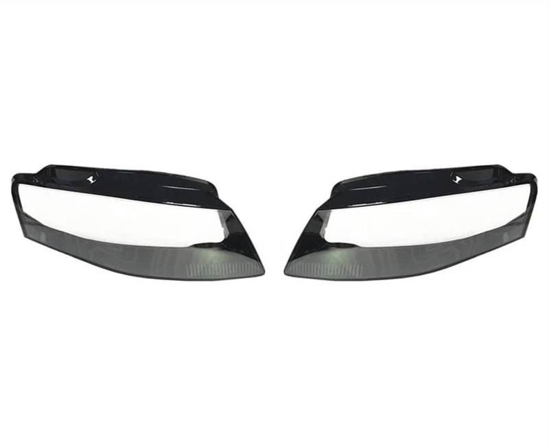 Kompatibel Mit A4 A4L B8 2009 2010 2011 2012 Auto-Frontscheinwerferglas-Scheinwerfer, Transparenter Lampenschirm, Lampengehäuse, Scheinwerferabdeckung, Linsenkappen Scheinwerferglas Cover(Pair) von TVGFBHBD