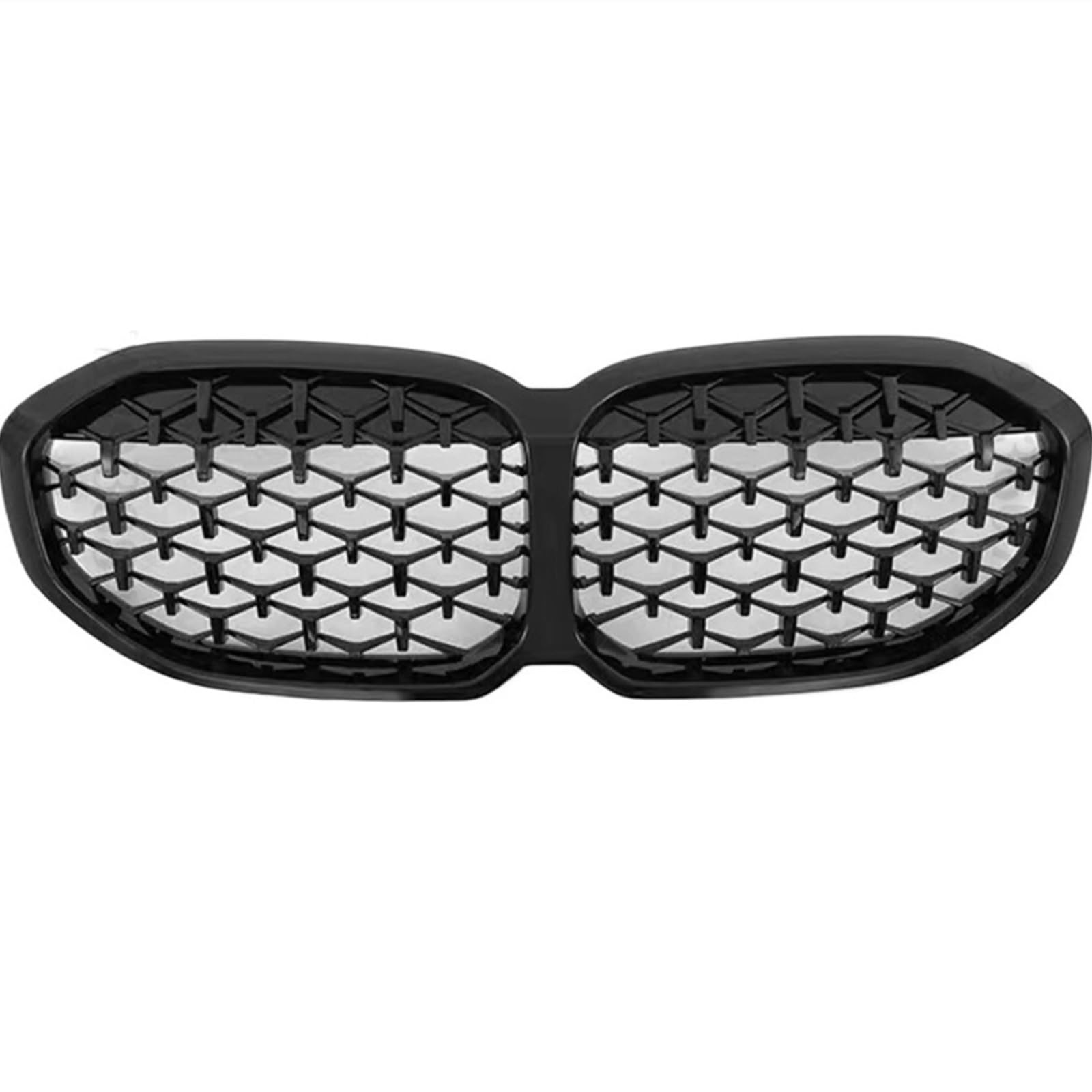 VNABIA Kompatibel Mit 1er F40 128ti M135i Für XDrive 118i 2019 2020 2021 2022 2023 Auto-Frontgrill Stoßstange Nieren-Kühlergitter-Tuning Kühlergrill Doppelsteg(Star Black) von VNABIA