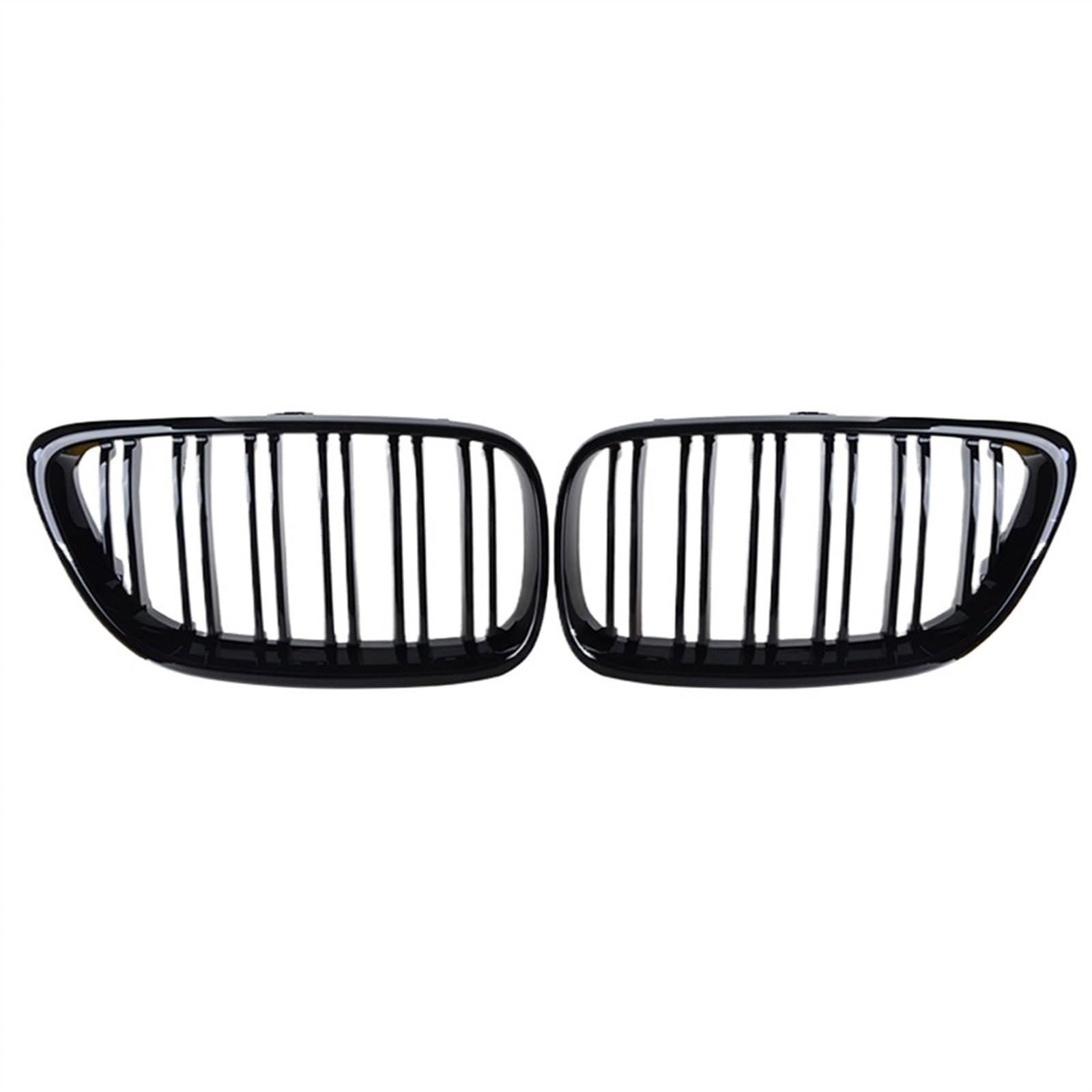 VNABIA Kompatibel Mit 2er F22 F23 F87 M2 2014 2015 2016 2017 2018 Frontstoßstange Nierengrill Schwarz Performance Style Grill Auto-Tuning Kühlergrill Doppelsteg(Glossy Black Dual) von VNABIA