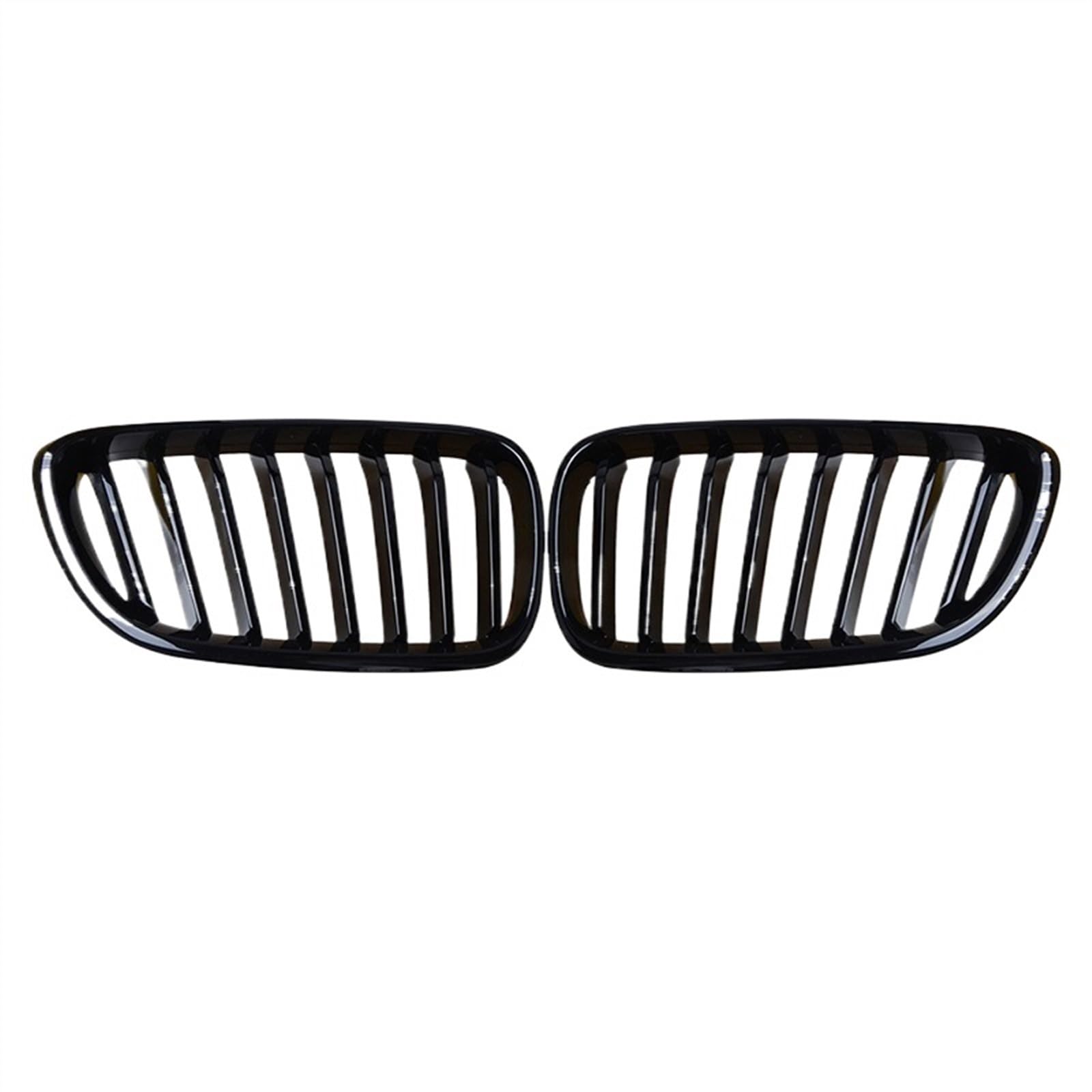 VNABIA Kompatibel Mit 2er F22 F23 F87 M2 2014 2015 2016 2017 2018 Frontstoßstange Nierengrill Schwarz Performance Style Grill Auto-Tuning Kühlergrill Doppelsteg(Glossy Black Single) von VNABIA