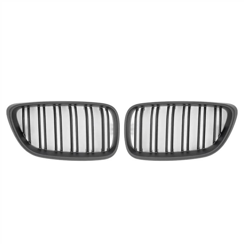 VNABIA Kompatibel Mit 2er F22 F23 F87 M2 220i 230i M240i 2014 2015 2016 2017 2018 2019 Auto Front Nierengrill Dual Line Grills Kühlergrill Doppelsteg(Matte Black) von VNABIA