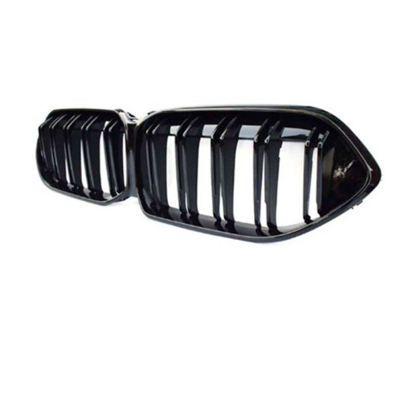 VNABIA Kompatibel Mit 2er F44 2020 2021 2022 2023 Auto Front Nierenstoßstange Doppellamellengrill Auto Front Mittelkühler Einlassgitter Kühlergrill Doppelsteg(Double Line) von VNABIA