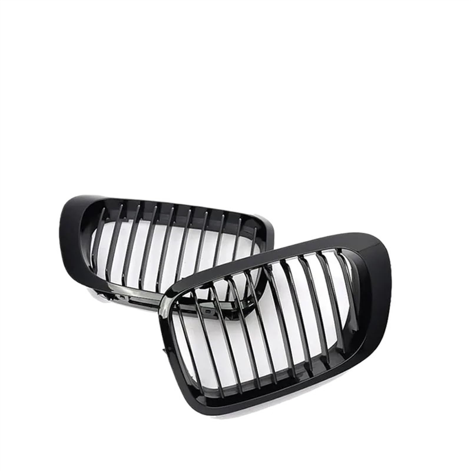 VNABIA Kompatibel Mit 3er E46 2-Türer 1998 1999 2000 2001 Auto-Kühlergrill Für Die Vordere Stoßstange, Nierengitter, Auto-Ersatzzubehör Kühlergrill Doppelsteg(Single Line) von VNABIA