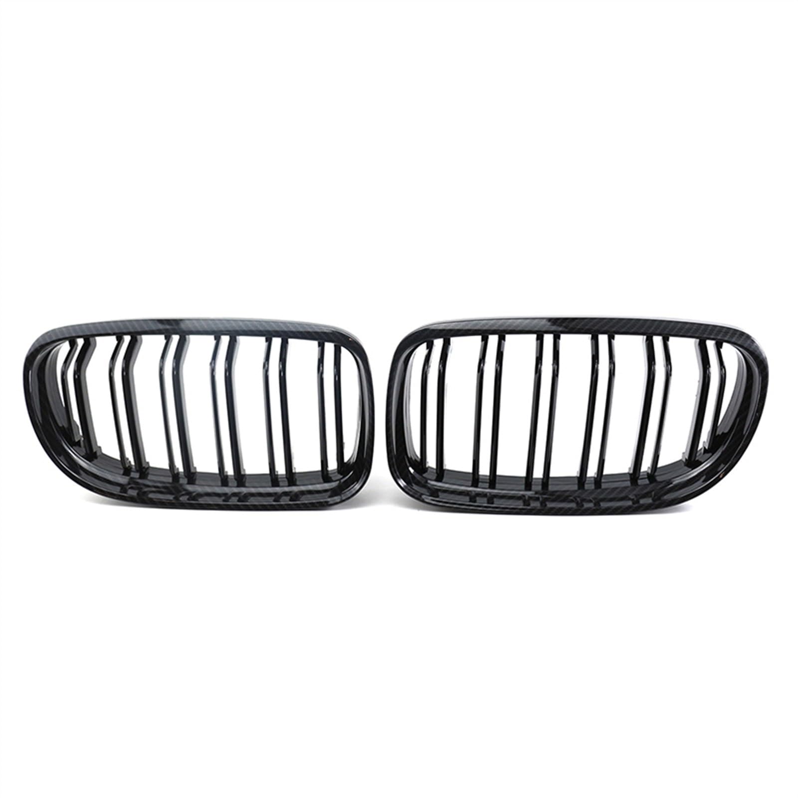 VNABIA Kompatibel Mit 3er E90 E91 LCI 325i 328i 335i 335xi 330i 330xi 2009 2010 2011 2012 Auto-Frontnierengrill Frontstoßstangengrill Kühlergrill Doppelsteg(Carbon Fiber) von VNABIA