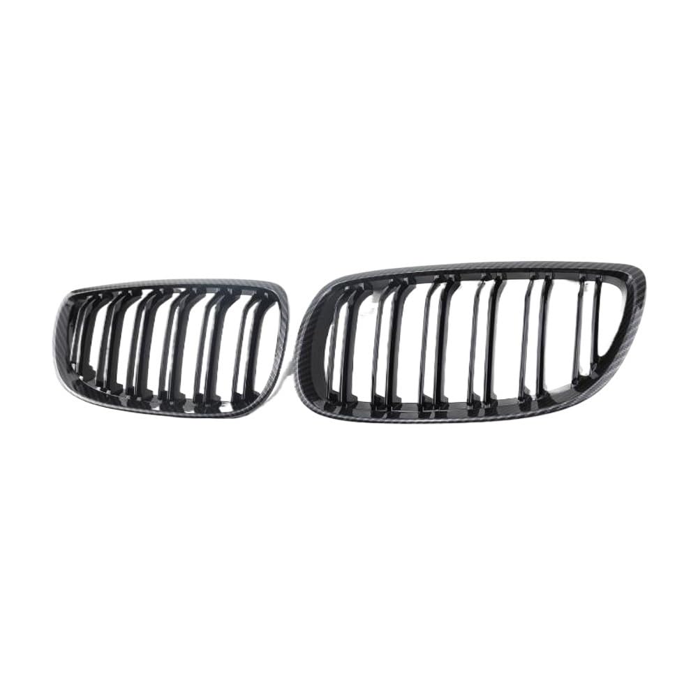 VNABIA Kompatibel Mit 3er E92 E93 LCI 2010 2011 2012 2013 Für M3 2006 2007 2008 2009 Auto Vorne Mitte Stoßstange Einlassgitter Netzhaube Kühlergrill Doppelsteg(2006-2009) von VNABIA