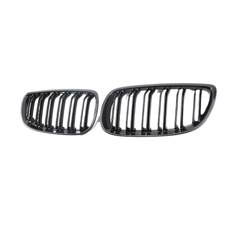 VNABIA Kompatibel Mit 3er E92 E93 LCI 2010 2011 2012 2013 Für M3 2006 2007 2008 2009 Auto Vorne Mitte Stoßstange Einlassgitter Netzhaube Kühlergrill Doppelsteg(2010-2013) von VNABIA