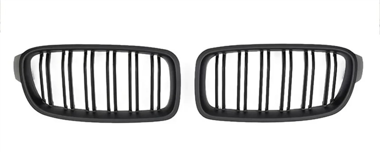 VNABIA Kompatibel Mit 3er F30 F31 F35 2012 2013 2014 2015 2016 2017 2018 2019 320i 325i Frontstoßstange Nierengrill Kühlergrillabdeckung Kühlergrill Doppelsteg(Matte Black) von VNABIA