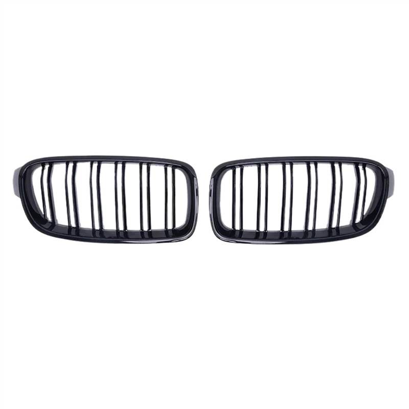 VNABIA Kompatibel Mit 3er F30 F31 F35 330d 328i 335i 320d 340i 2013 2014 2015 2016 2017 2018 2019 Auto Front Nierengrill Autogitter Kühlergrill Doppelsteg von VNABIA