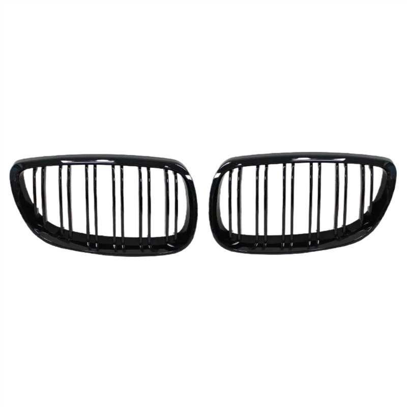 VNABIA Kompatibel Mit 3er M3 E92 E93 2008 2009 2010 2011 2012 2013 Doppelsteg-Nierengrill, Car-Styling, Renngitter, Ersatzteil Kühlergrill Doppelsteg(Gloss Black) von VNABIA