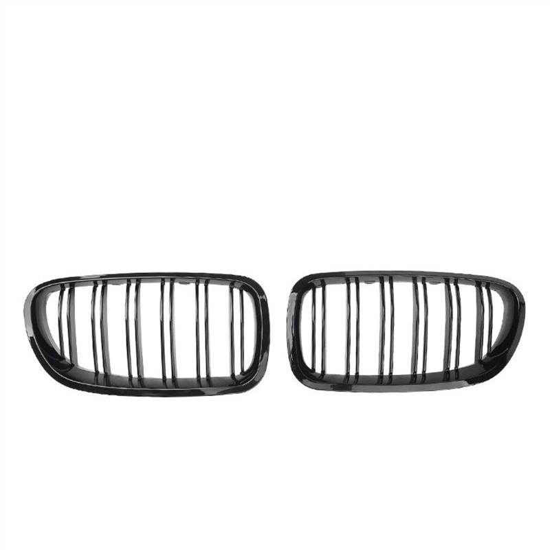 VNABIA Kompatibel Mit 5 Series F11 F10 528i 535i 550i 535d 2010 2011 2012 2013 2014 2015 2016 2017 Auto Vorne Doppelniere Stoßstangengitter Kühlergrill Doppelsteg von VNABIA