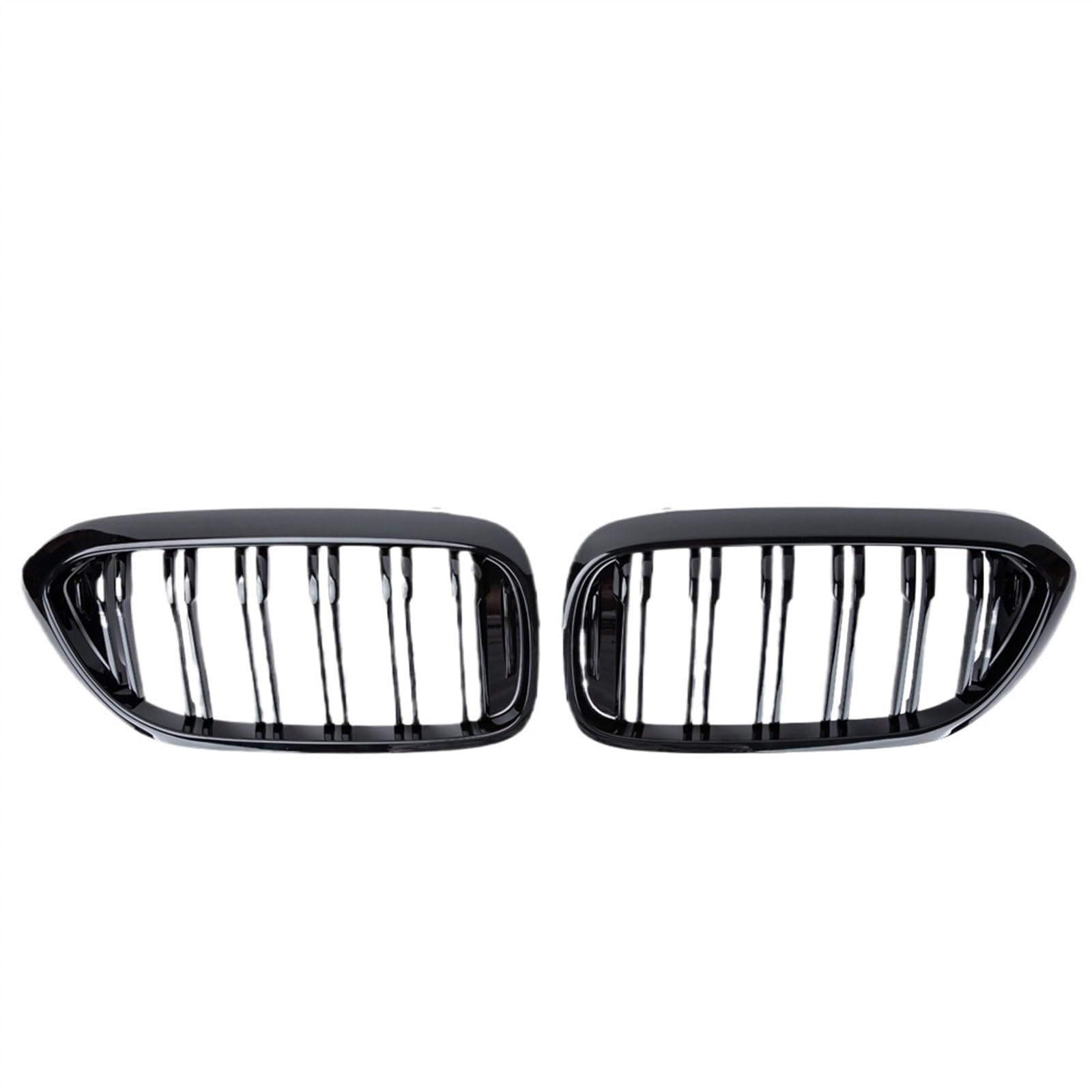 VNABIA Kompatibel Mit 5er G30 G38 525I 530I 540I 550I 2017 2018 2019 2020 Doppellamellen Glanzschwarz Frontnierengrill Zubehör Kühlergrill Doppelsteg(Gloss Black) von VNABIA
