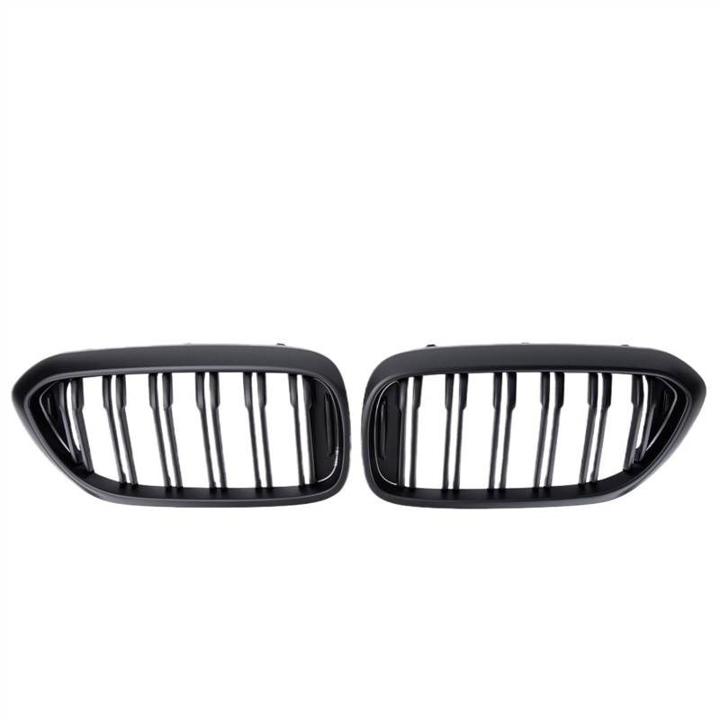 VNABIA Kompatibel Mit 5er G30 G38 525I 530I 540I 550I 2017 2018 2019 2020 Doppellamellen Glanzschwarz Frontnierengrill Zubehör Kühlergrill Doppelsteg(Matte Black) von VNABIA
