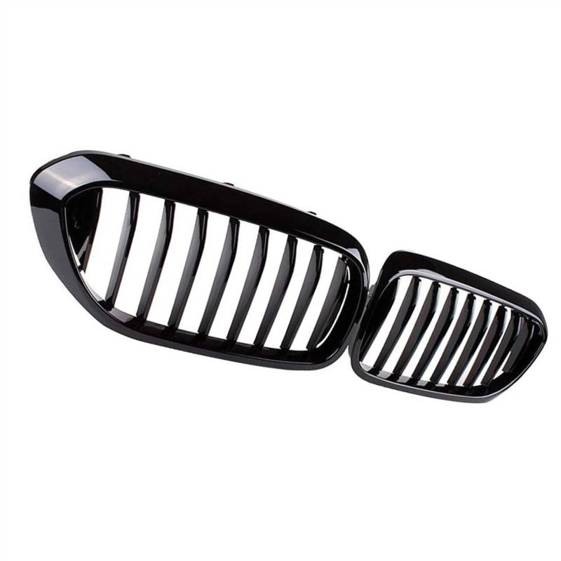 VNABIA Kompatibel Mit 5er G30 G38 525I 530I 540I 550I 2017 2018 2019 2020 Einzellamelle Hochglanzschwarz Grills Frontnierenstoßstangengrill Kühlergrill Doppelsteg von VNABIA